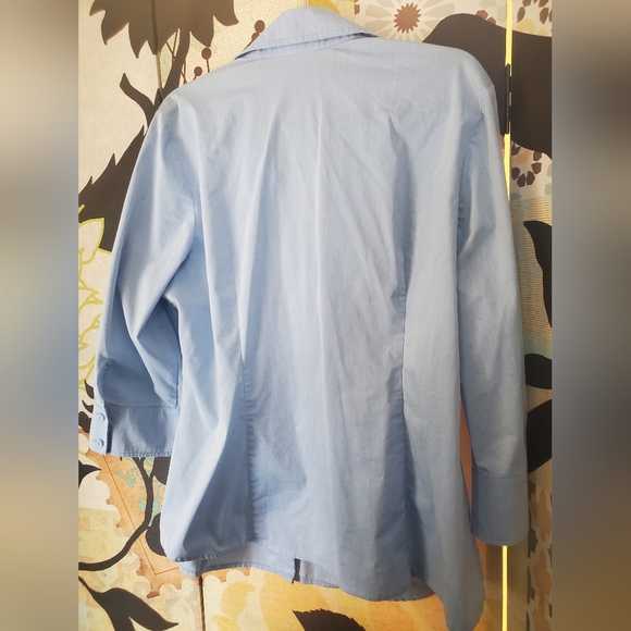 Worthington Blue Button Down Shirt Size 1X - Picture 6 of 9